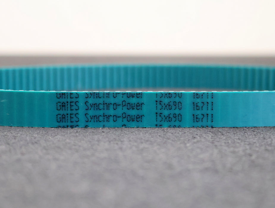 Bild des Artikels GATES-SYNCHRO-POWER-Zahnriemen-Timing-Belt-Profil-T5-Breite-16mm-Länge-690mm