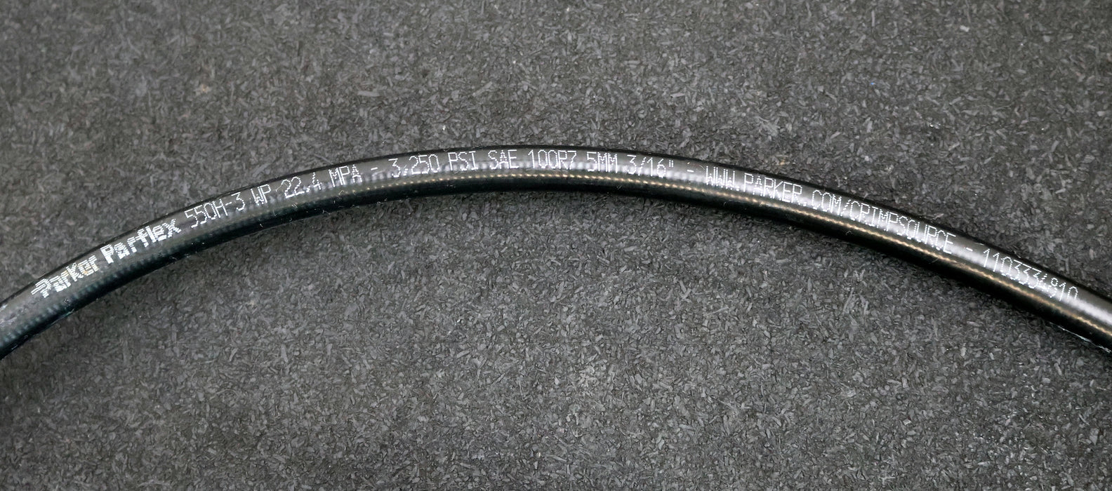 Bild des Artikels PARKER-PARFLEX-Hydraulikschlauch-550H-3-WP-22,4MPa-3,25Psi-5mm-3/16''-Länge-4m