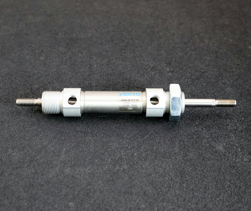 Bild des Artikels FESTO-2x-Rundzylinder-DSNU-20-25-P-S2-Mat.Nr.-193990-KolbenØ-20mm-Hub-25mm