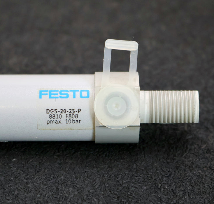 Bild des Artikels FESTO-2x-Rundzylinder-DGS-20-25-P-Mat.Nr.-8810-KolbenØ-20mm-Hub-25mm-max.-10bar