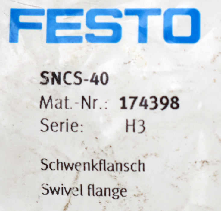 Bild des Artikels FESTO-Schwenkflansch-swivel-flange-SNCS-40-Mat.Nr.-174398-unbenutzt-in-OVP