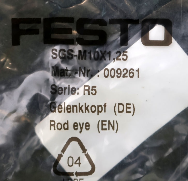 Bild des Artikels FESTO-2x-Gelenkkopf-Rod-eye-SGS-M10x1,25-Mat.Nr.-009261-unbenutzt-in-OVP