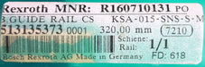 Bild des Artikels REXROTH-Kugelschiene-KSA-015-SNS-S-M-Baugröße-15-MNR:-R160710131-Länge-320mm