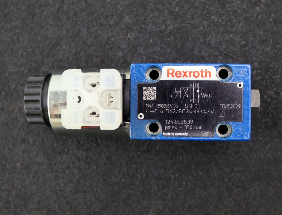 Bild des Artikels REXROTH-Wegeschieberventil-4WE6D62/EG24N9K4/V-MNR:-R900564105-gebraucht