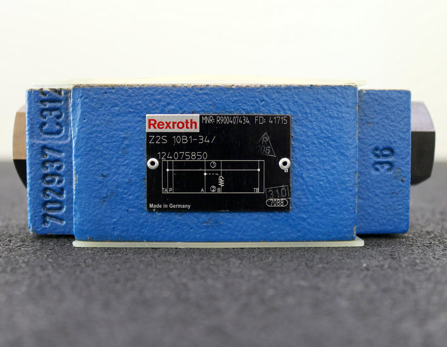 Bild des Artikels REXROTH-Rückschlagventil-Z2S-10B1-34/-MNR:-R900407434-gebraucht