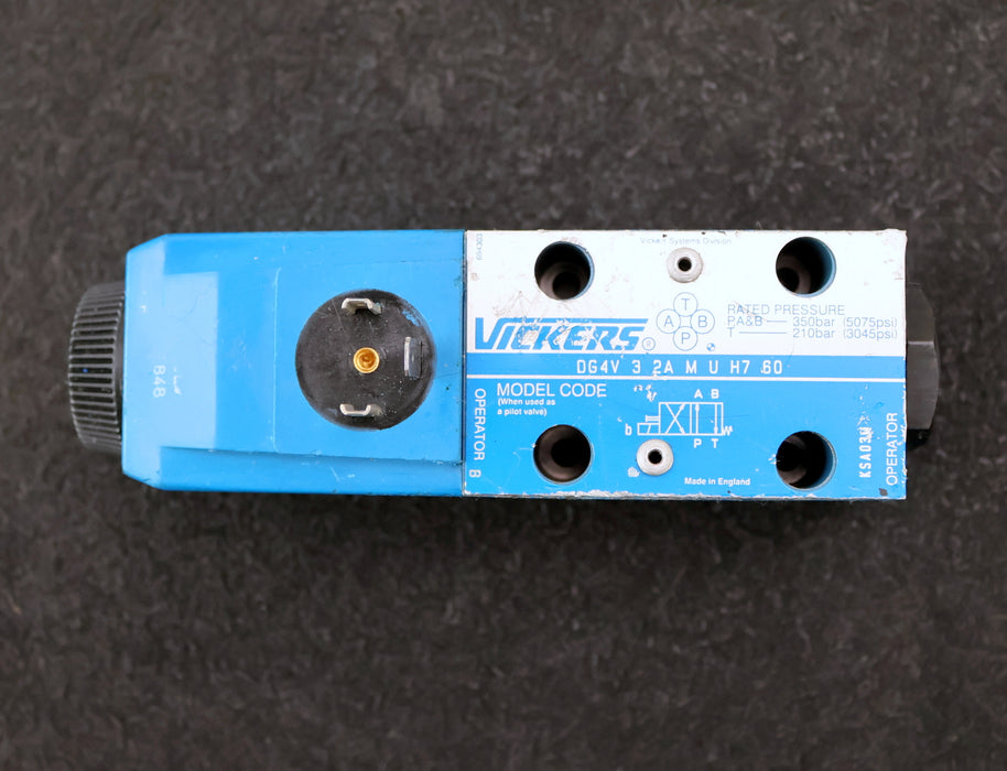 Bild des Artikels VICKERS-Magnetventil-DG4V-3-2A-M-U-H7-60-24VDC-30W-gebraucht
