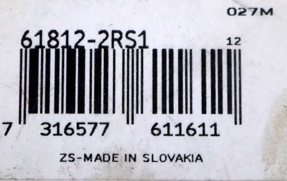 Bild des Artikels SKF-Rillenkugellager-61812-2RS1-AußenØ-78mm-InnenØ-60mm-Breite-10mm-unbenutzt