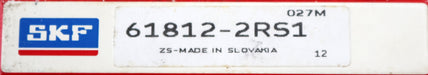 Bild des Artikels SKF-Rillenkugellager-61812-2RS1-AußenØ-78mm-InnenØ-60mm-Breite-10mm-unbenutzt
