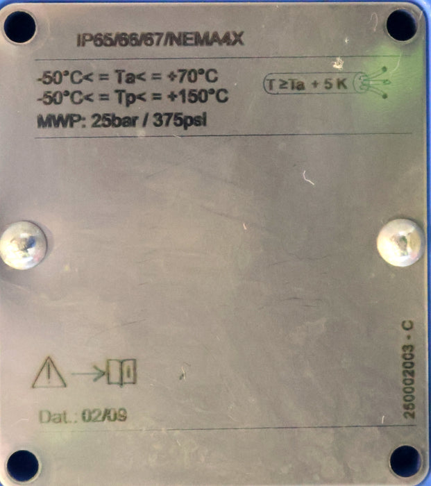Bild des Artikels HANDTE-UMWELTTECHNIK-Filterbehälter-NEMA4X-MWP-25bar-mit-2x-Soliphant-M-FTM50