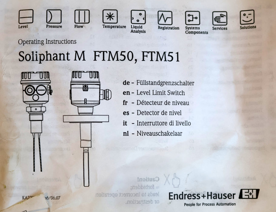Bild des Artikels HANDTE-UMWELTTECHNIK-Filterbehälter-NEMA4X-MWP-25bar-mit-2x-Soliphant-M-FTM50