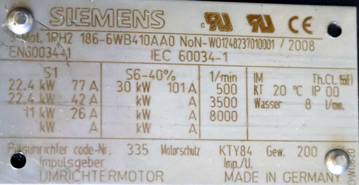 Bild des Artikels SPL-Maschinenspindel-Type-S-NI-170-M-W-3-18-No.-60201739-nmax.=-3000U/min