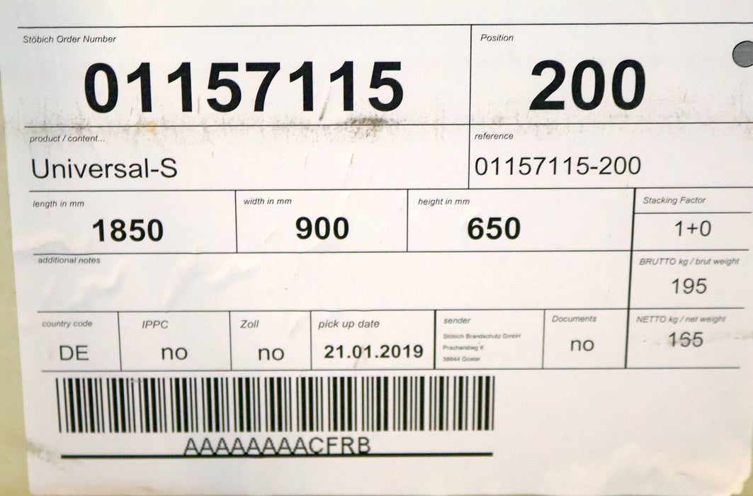 Bild des Artikels STÖBICH-BRANDSCHUTZ-Universeller-Deckenabschluss-Universal-S-1850x900x650mm