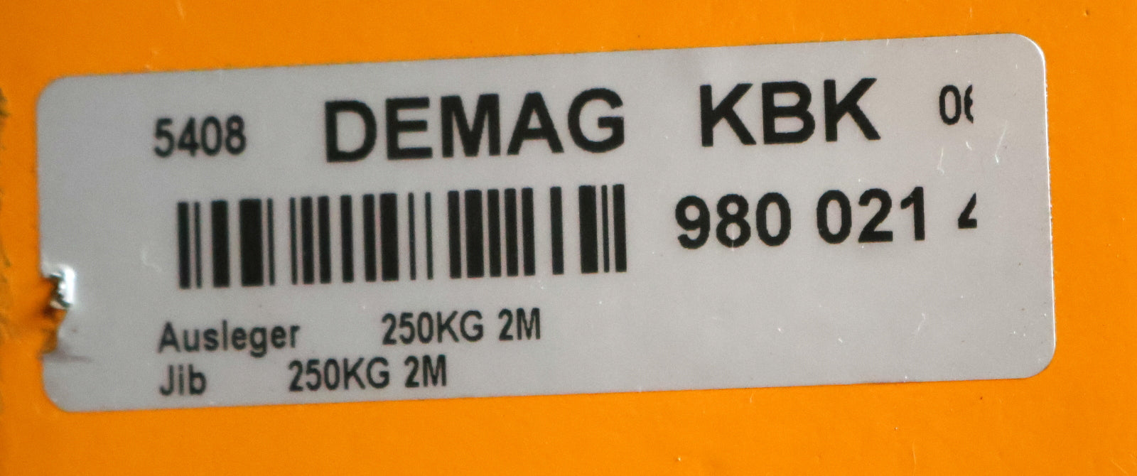 Bild des Artikels DEMAG-Säulenschwenkkran-Ausleger-125kg-Typ-KBK-Art.Nr.-98002144-Ausleger-200cm