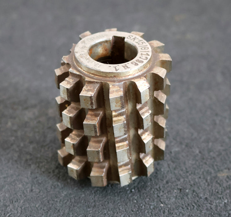 Bild des Artikels Keilwellen-Wälzfräser-8-Keile-32,3x36x6,3mm-HSS-Ø53x63xØ22mm-12-Spannuten