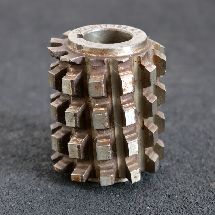 Bild des Artikels Keilwellen-Wälzfräser-8-Keile-32,3x36x6,3mm-HSS-Ø53x63xØ22mm-12-Spannuten