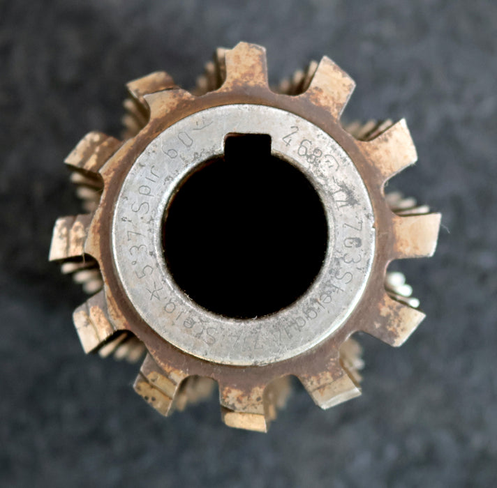 Bild des Artikels Keilwellen-Wälzfräser-8-Keile-32,3x36x6,3mm-HSS-Ø53x63xØ22mm-12-Spannuten