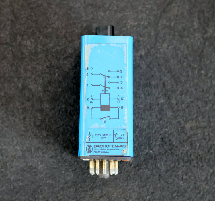 Bild des Artikels BACHOFEN-Zeitrelais-AA3-AC220-0,1-3sec-100-gebraucht