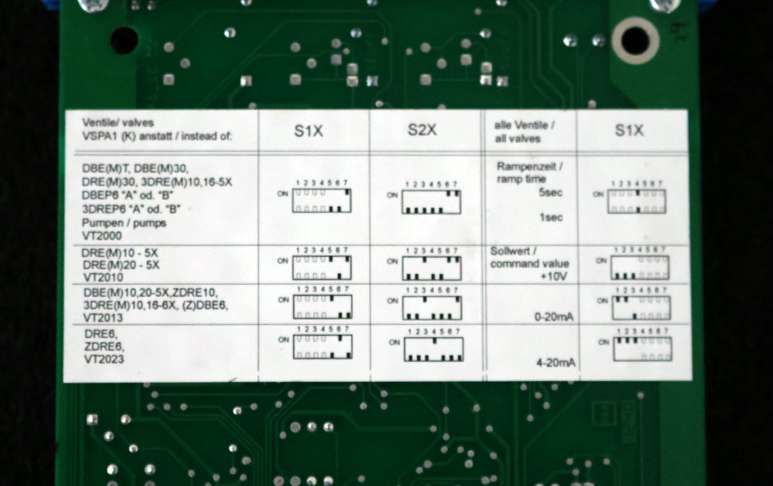 Bild des Artikels REXROTH-Elektrischer-Ventilverstärker-VT-VSPA1-11-R900033823-Verstärker-Karte