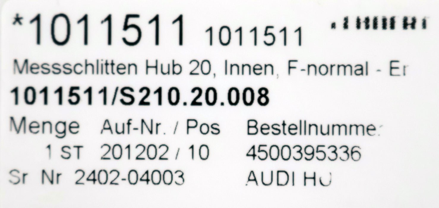 Bild des Artikels LEHNERT-Messschlitten-S210.20.008-Hub-einstellbar-bis-20mm-unbenutzt-in-OVP