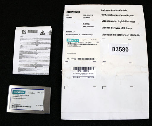 Bild des Artikels SIEMENS-SINUMERIK-840D-Systemsoftware-NCU572-6FC5250-4AX20-2AH4-Software-Lizenz
