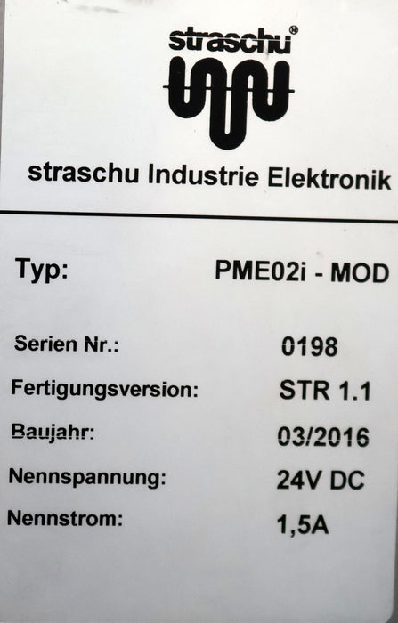 Bild des Artikels THYSSEN-KRUPP-/-STRASCHU-Messrechner-PME02i-MOD-Fertigungsversion-STR-1.1