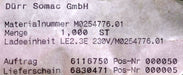 Bild des Artikels DÜRR-SOMAC-Ersatzteil-für-Befülleinheit-Ladeeinheit-LE2.3E-M0254776.01
