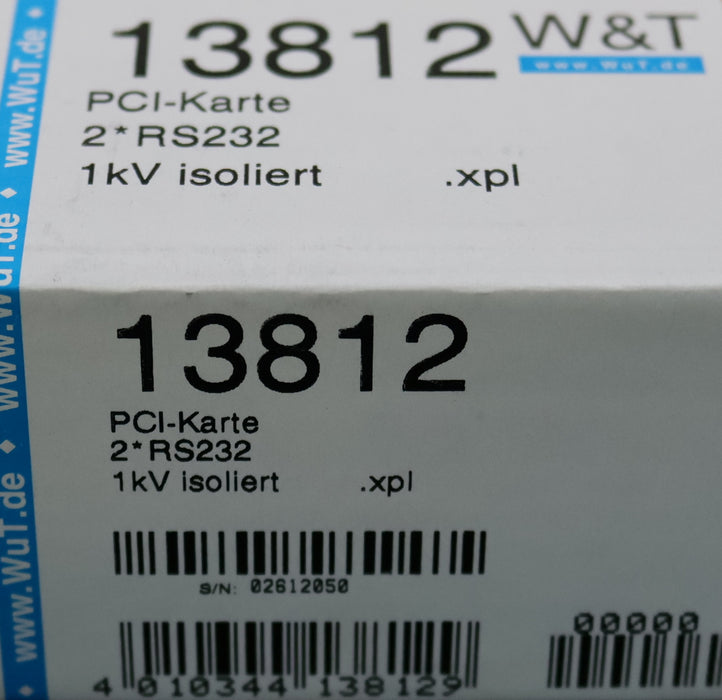 Bild des Artikels DÜRR-SOMAC-PC-Karte-für-PCI-Bus-M0123801.01-2x-RS422/13611-1kV-isolioert