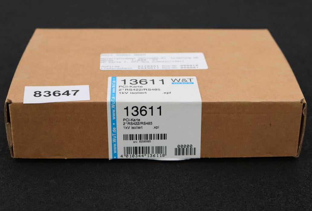 Bild des Artikels DÜRR-SOMAC-PC-Karte-für-PCI-Bus-M0123802.01-2x-RS422/RS485-1kV-isolioert