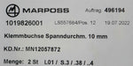 Bild des Artikels MARPOSS-2x-Klemmbuchse-SpannØ-10mm-1019826001-unbenutzt