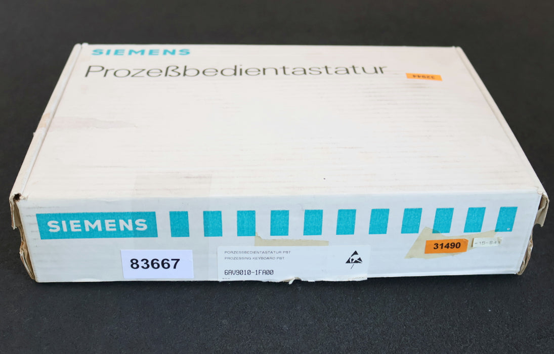 Bild des Artikels SIEMENS-Prozessbedientastatur-PBT-6AV9010-1FA00-ohne-Schlüssel-gebraucht