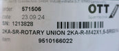 Bild des Artikels OTT-Drehdurchführung-2KA-R-M42x1,5-SR83/14-Art.Nr.-9510166022-SR-Rotary-Union