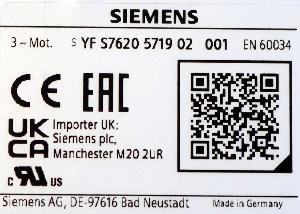 Bild des Artikels SIEMENS-Servomotor-1FK7083-5AF71-1KH0-Mo=-16Nm-I0=10,4A-nmax=-6000U/min