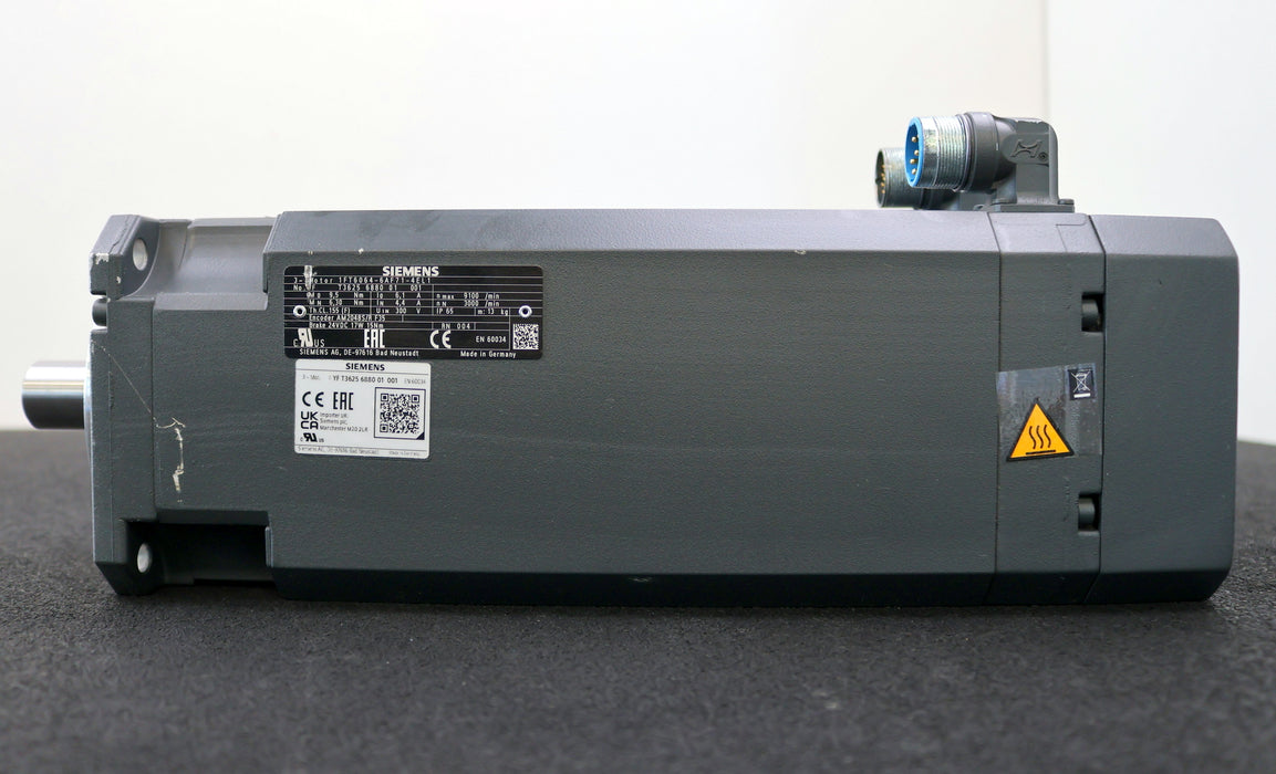 Bild des Artikels SIEMENS-Servomotor-1FT6064-6AF71-4EL1-Mo=-9,5Nm-I0=-6,1A-nMax=-9100U/min