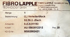 Bild des Artikels FIBRO-LÄPPLE-(L)-Verteilerblock-52.55.3-2-fach-Arti.Nr.-0276.01193-unbenutzt