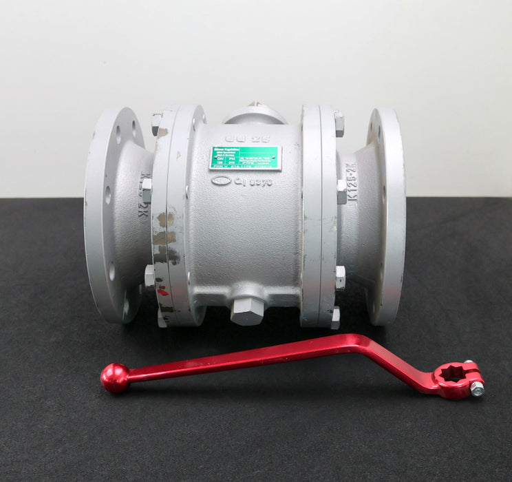 Bild des Artikels BÖHMER-Kugelhahn-DN125-PN10-Type-FKK-V-015.1176-Dichtungen-PTFE-Baujahr-07/2016