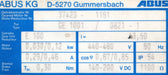 Bild des Artikels ABUS-Fahrmotor-GE1001-/-0821-1-Laufkatze-Getriebe-E100-i=-43,5-380-415V-50Hz