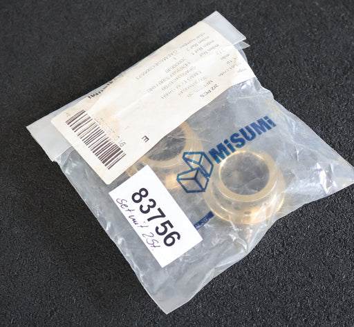 Bild des Artikels MISUMI-2x-Gleitlagerbuchsen-mit-Flansch-MPFZ25-20-AußenØ-35mm-InnenØ-25mm