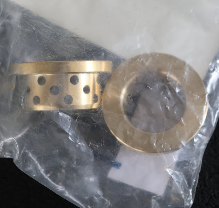 Bild des Artikels MISUMI-2x-Gleitlagerbuchsen-mit-Flansch-MPFZ25-20-AußenØ-35mm-InnenØ-25mm