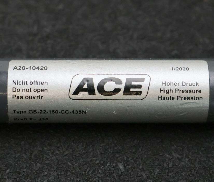 Bild des Artikels ACE-Industrie-Gasdruckfedern-GS-22-150-CC-435N-Hub-150mm-Anschubkraft-435N
