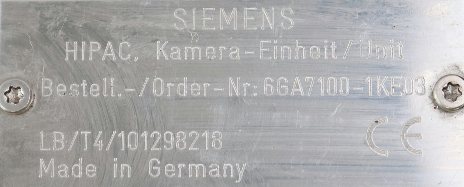 Bild des Artikels SIEMENS-Kamera-Einheit-HIPAG-6GA7100-1KE03-zur-Erfassung-des-Pendelwinkels