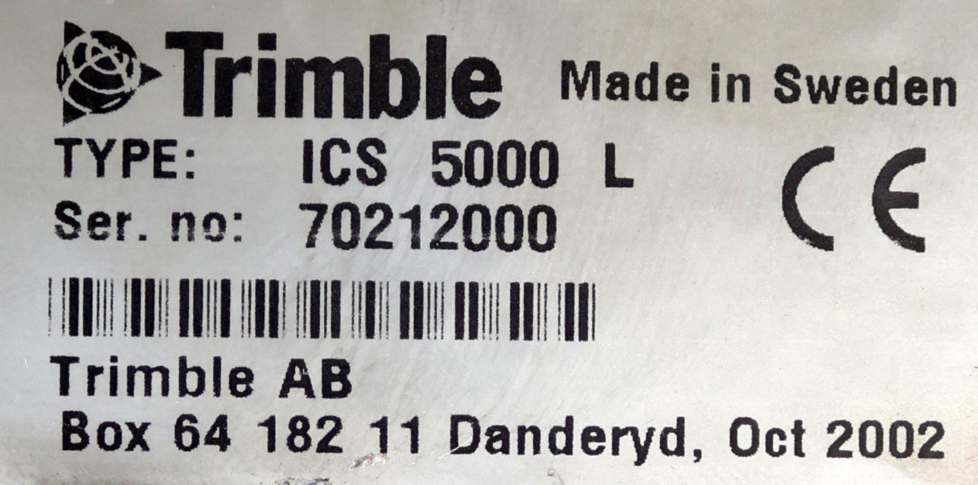 Bild des Artikels TRIMBLE-Laser-Positioniereinheit-ICS-5000-L-+-Halterung-zur-Positionsvermessung