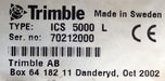 Bild des Artikels TRIMBLE-Laser-Positioniereinheit-ICS-5000-L-+-Halterung-zur-Positionsvermessung