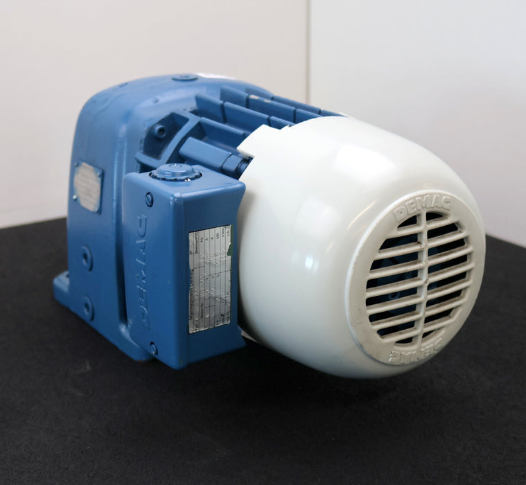 Bild des Artikels DEMAG-Fahrmotor-13/6-KF2-mit-52D-i=-30,8-220V-50Hz-3,1A-380V-50Hz-1,8A