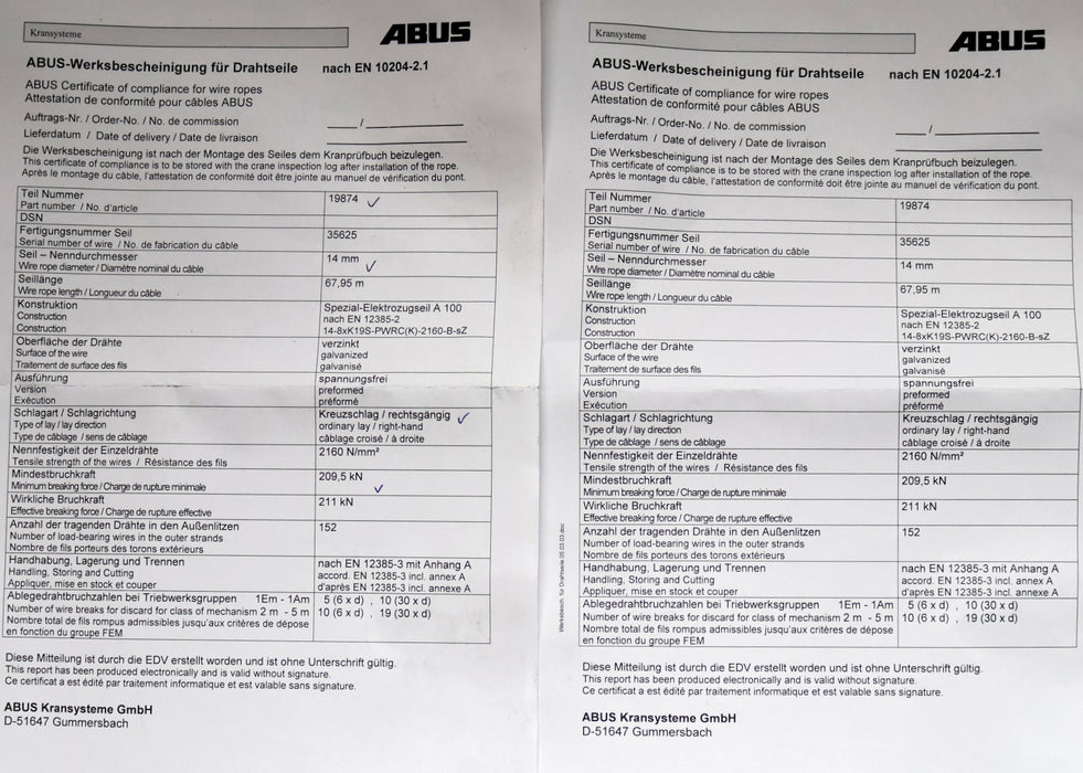Bild des Artikels ABUS-67,95m-Spezial-Elektrozugseit-A-100-nach-EN-12385-2