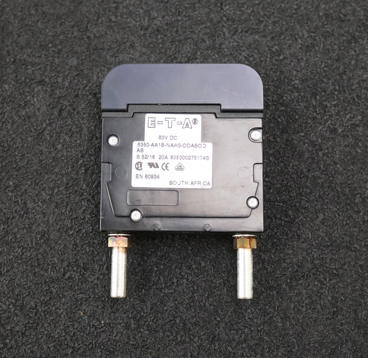 Bild des Artikels E-T-A-Stromunterbrecher-Circuit-Breaker-20A-80VDC-8350-AA1B-NAAS-COABOD