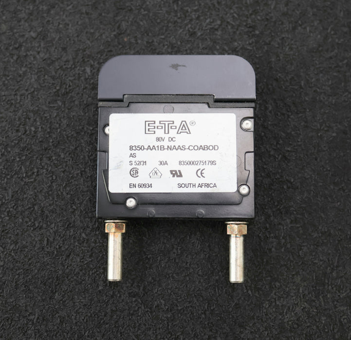 Bild des Artikels E-T-A-Stromunterbrecher-Circuit-Breaker-30A-80VDC-8350-AA1B-NAAS-COABOD
