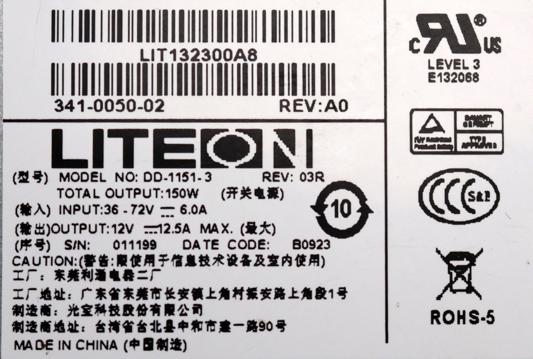 Bild des Artikels LITEON-Power-Supply-Type-341-0050-01-Model-DD-1151-3-unbenutzt