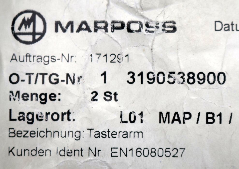 Bild des Artikels MARPOSS-2x-Tasterarm-Art.Nr.-319053890-unbenutzt-