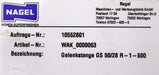 Bild des Artikels NAGEL-Gelenkstange-WAK_0000063-Bezeichnung-GS-50/28-R-1-500-Länge-500mm