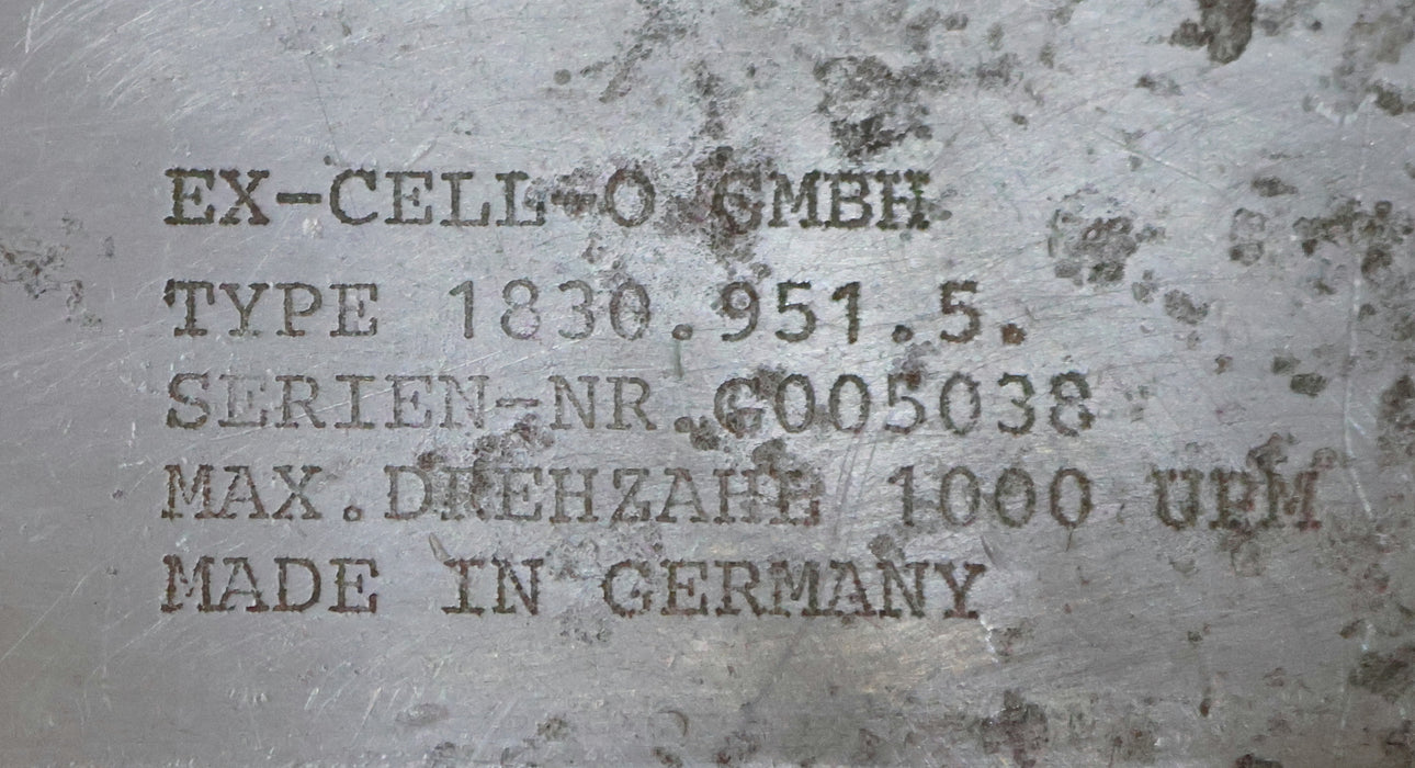 Bild des Artikels EX-CELLO-Exzenter-Spindel-Type-1830.951.5-Drehzahl-max.-1000U/min-überholt-2024